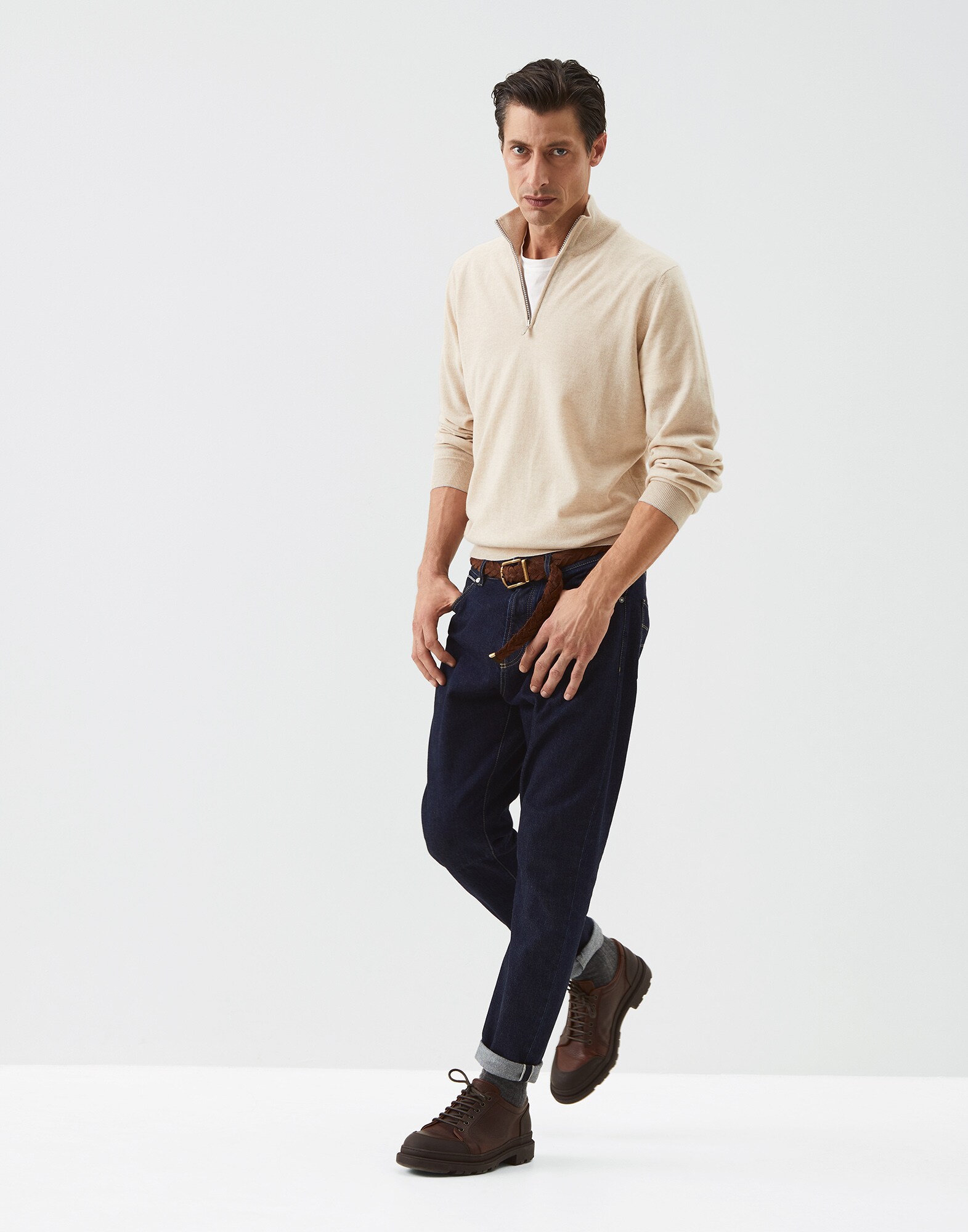 Pull Col Haut - Vue tenue complète