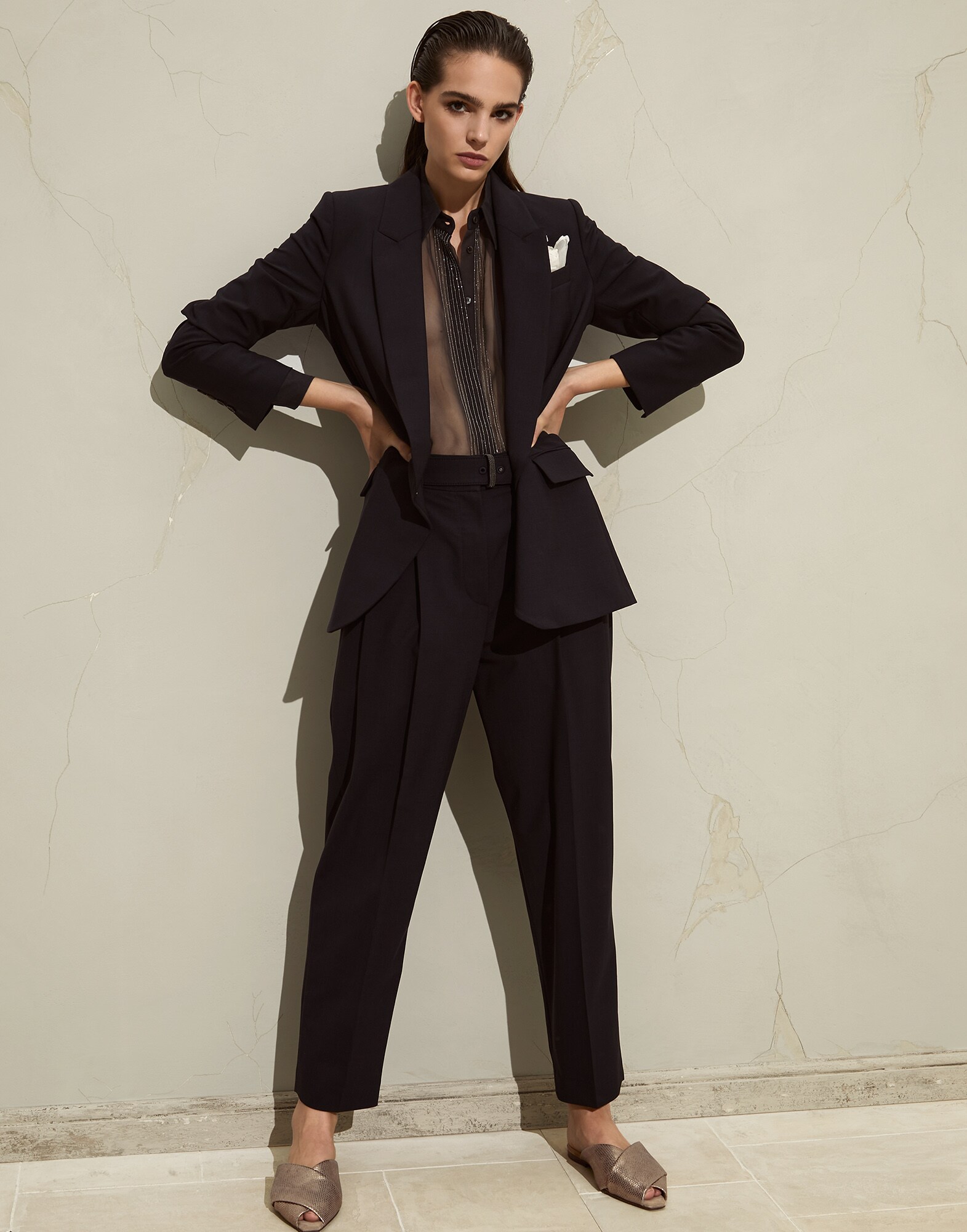 Sandalias Slide - Vista editorial