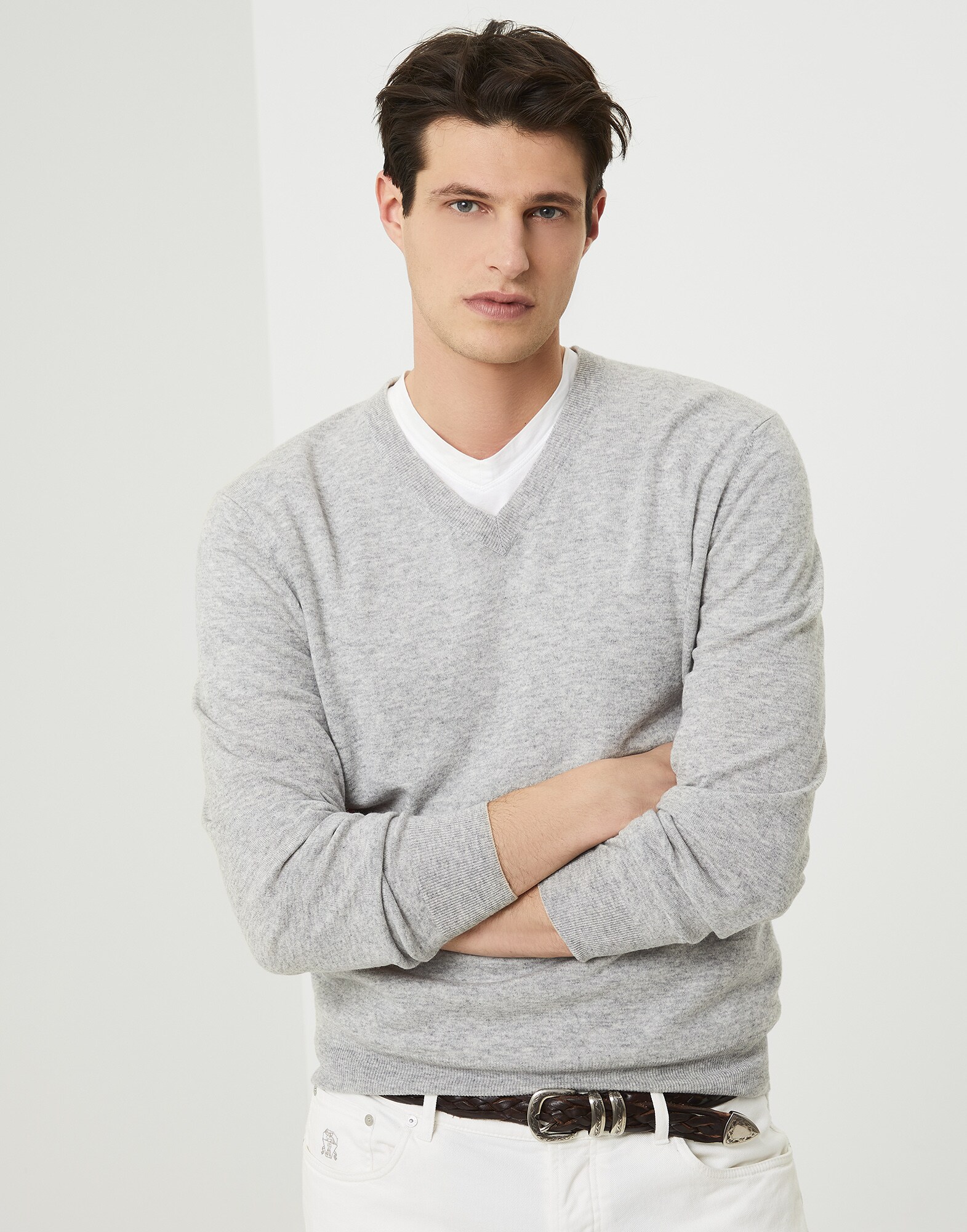 Cashmere sweater Pebble Man - Brunello Cucinelli