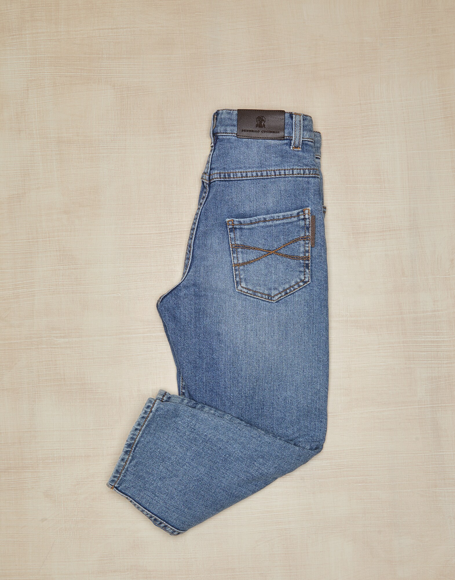Hose aus Denim - Rückansicht