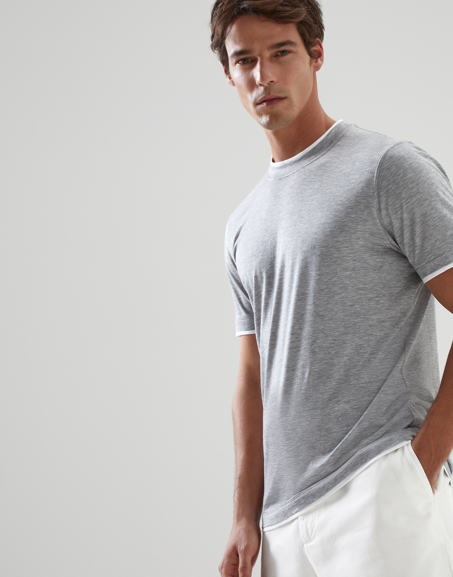 激安の ブルネロクチネリ Tシャツ - Tシャツ/カットソー(半袖/袖なし 