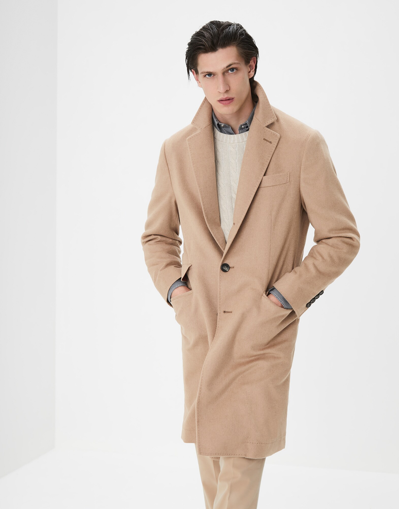 Coat Camel Man 1 - Brunello Cucinelli