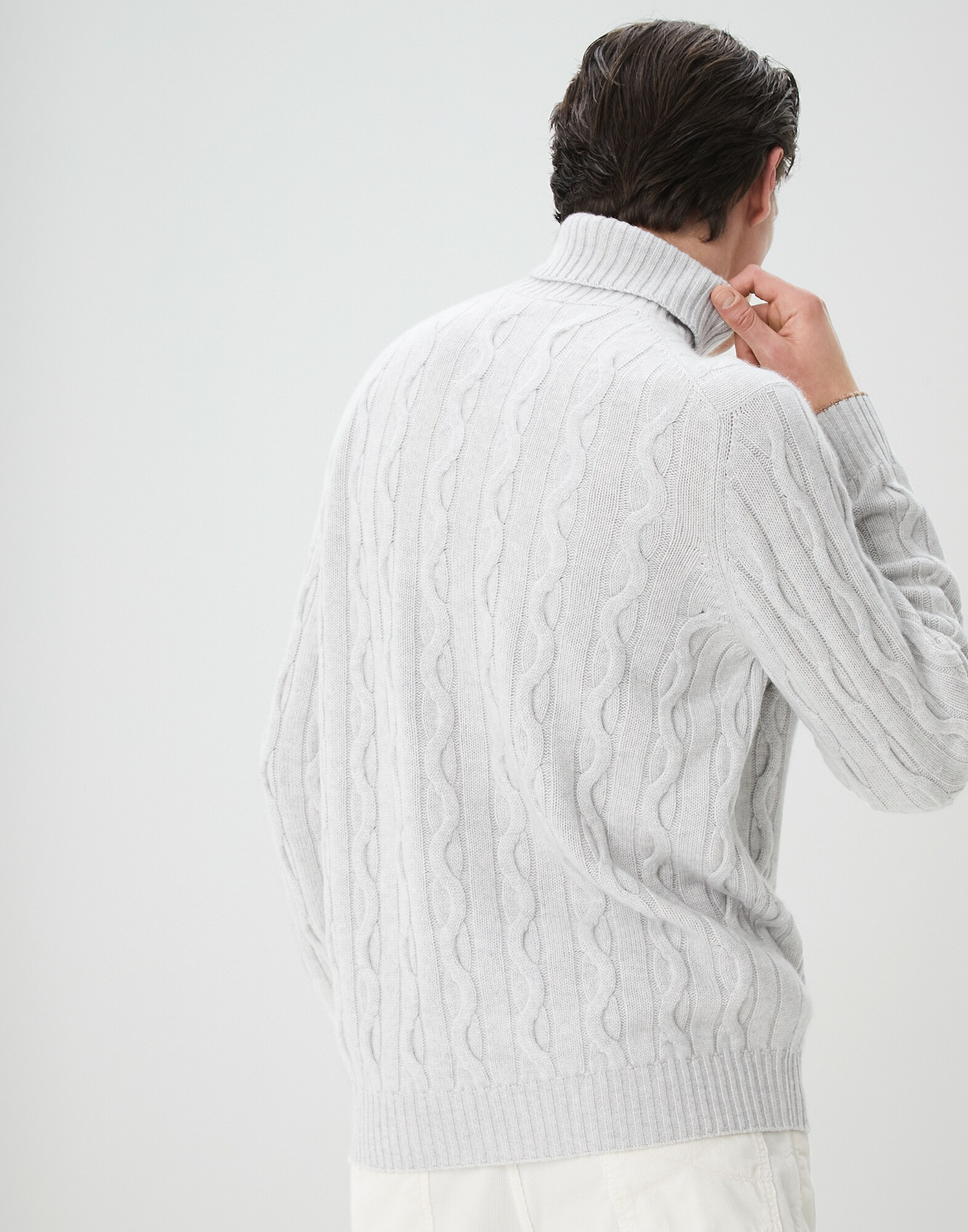 High Neck Sweater - Back
