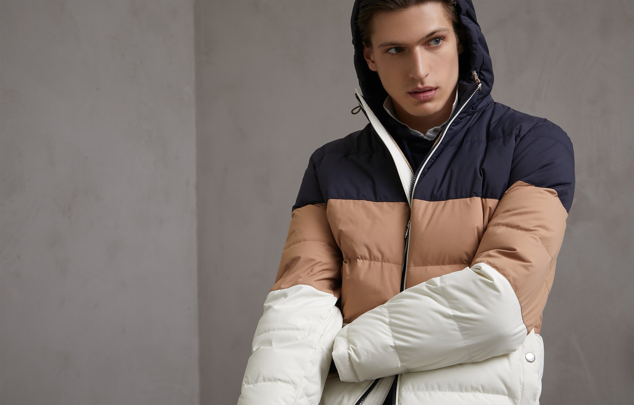 Daunenjacke Off-White Herren 5 - Brunello Cucinelli