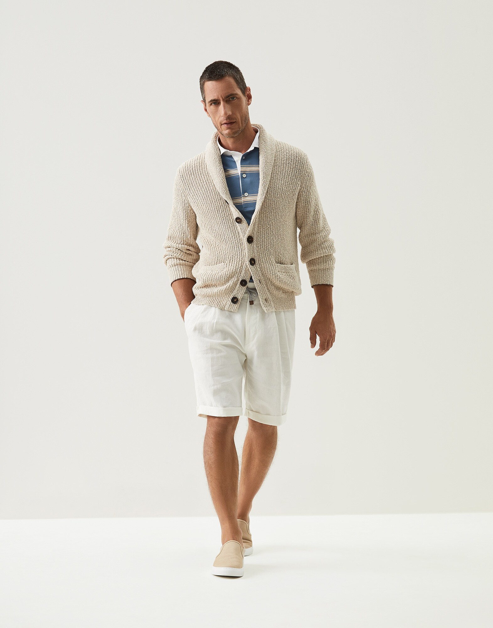 Button-front Cardigan - Look