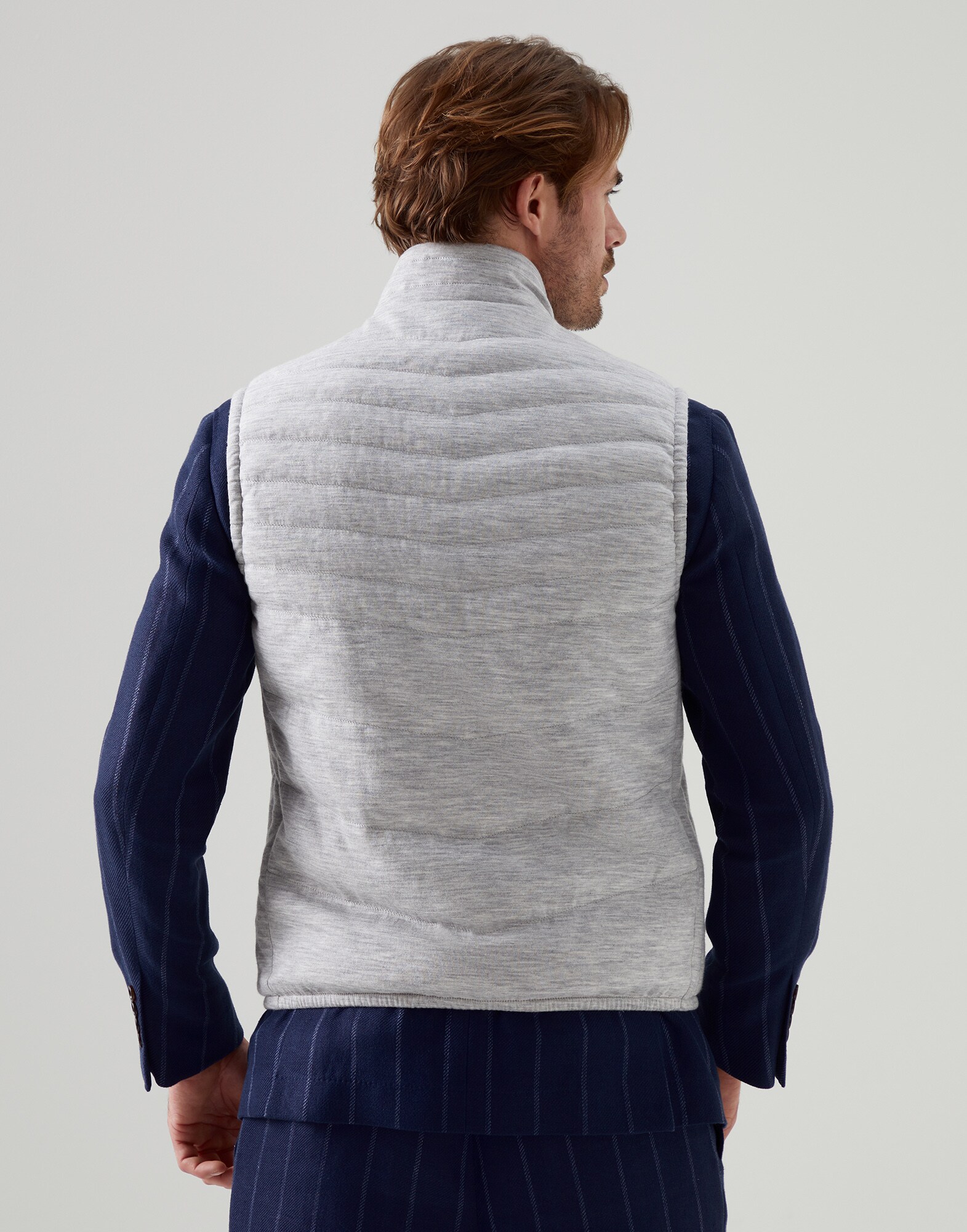Knit Down Jacket - Back view
