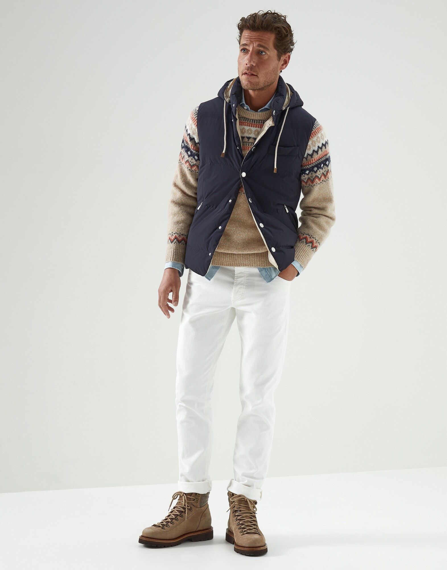 Down Vest - Full look
