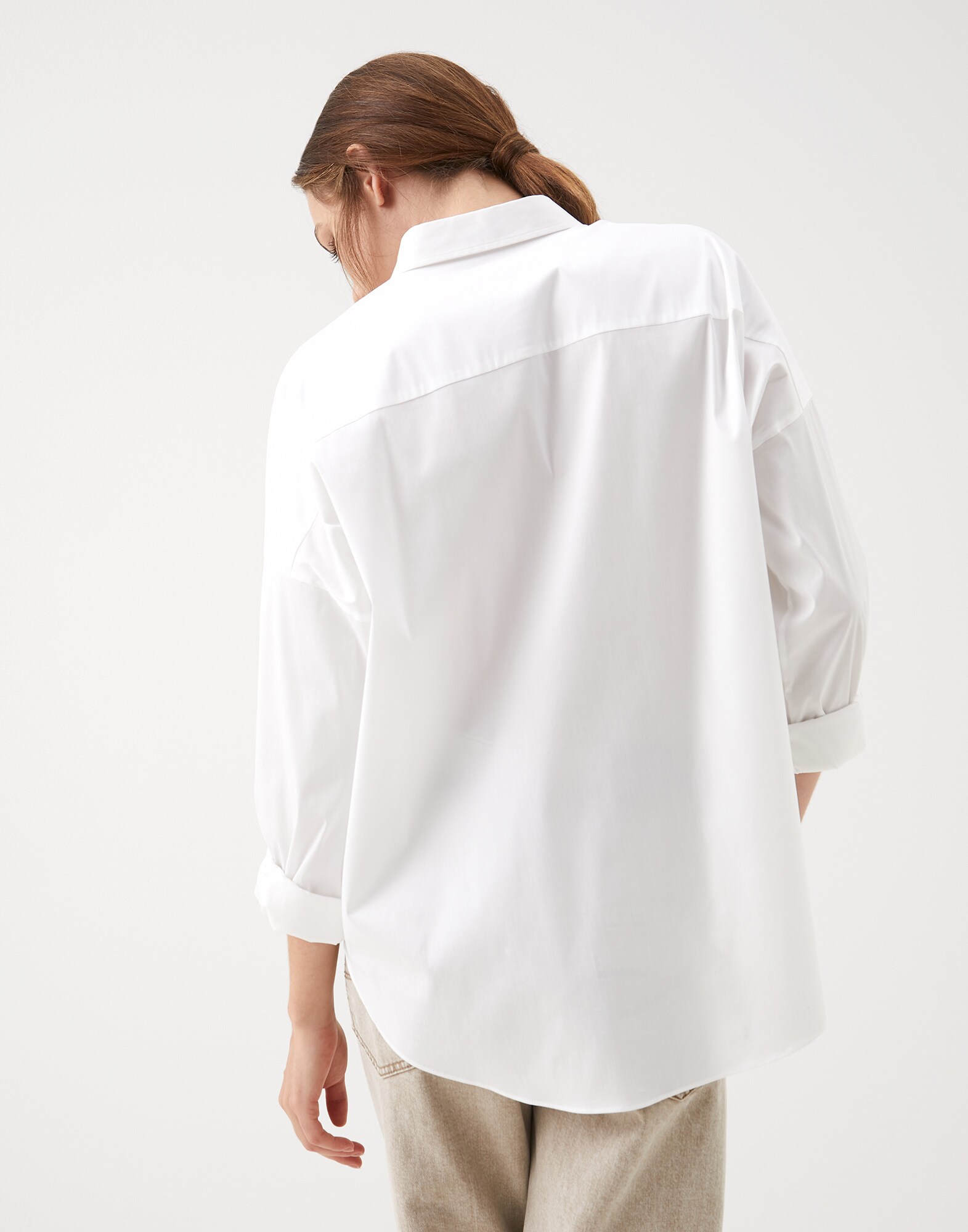 Cotton Shirt - Back view