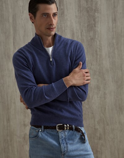 Zip Neck Sweater - Front view