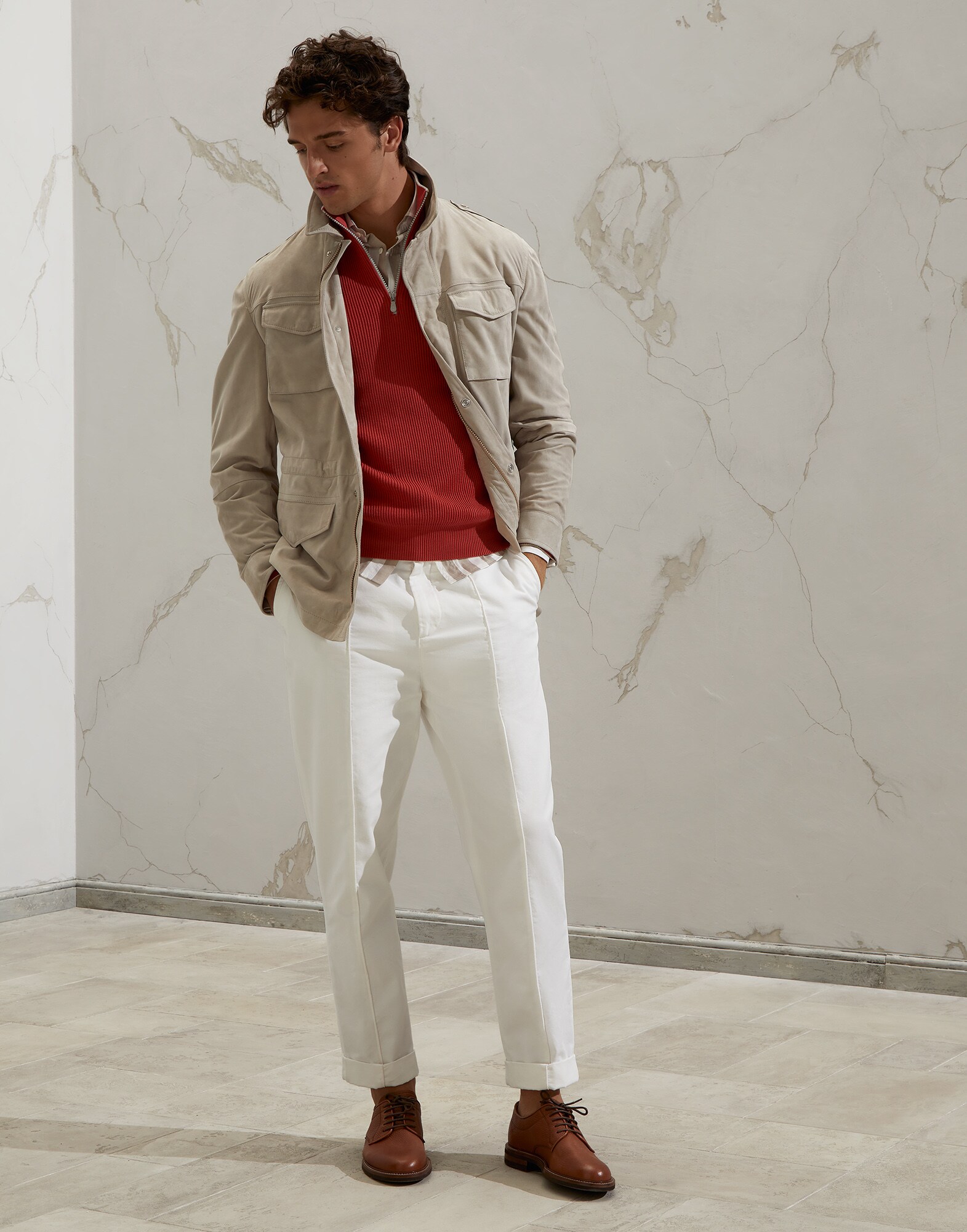 French Collar Shirt - Full look