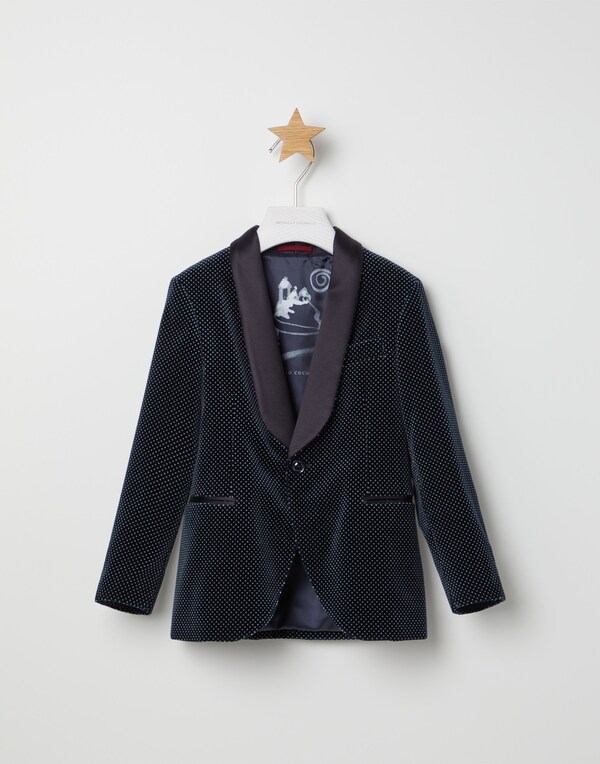 Пиджак для смокинга Темно-Синий Мальчики - Brunello Cucinelli 
