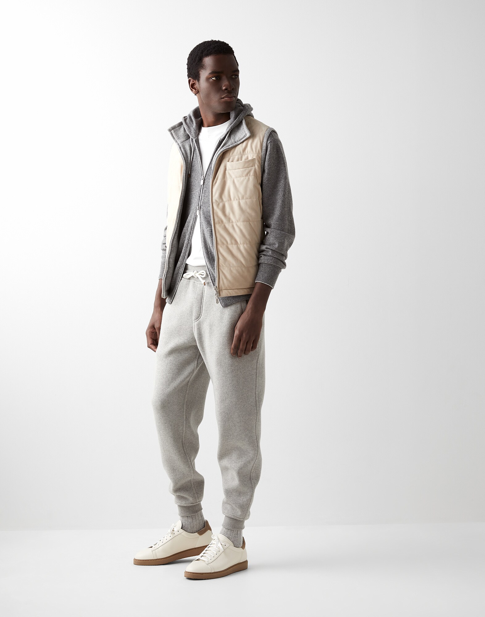 Zip-front Cardigan - Full look