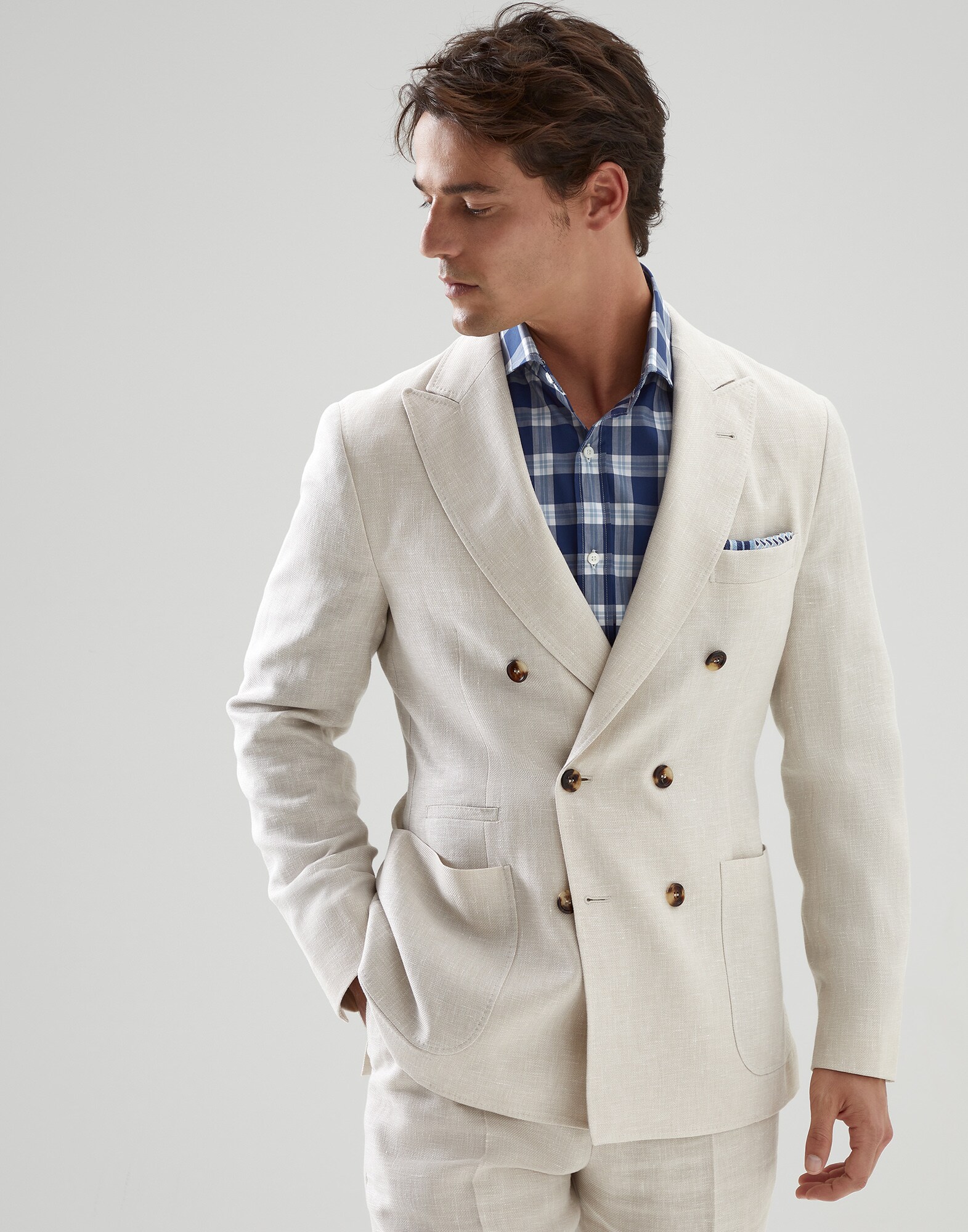 Veste déstructurée Nature Homme - Brunello Cucinelli