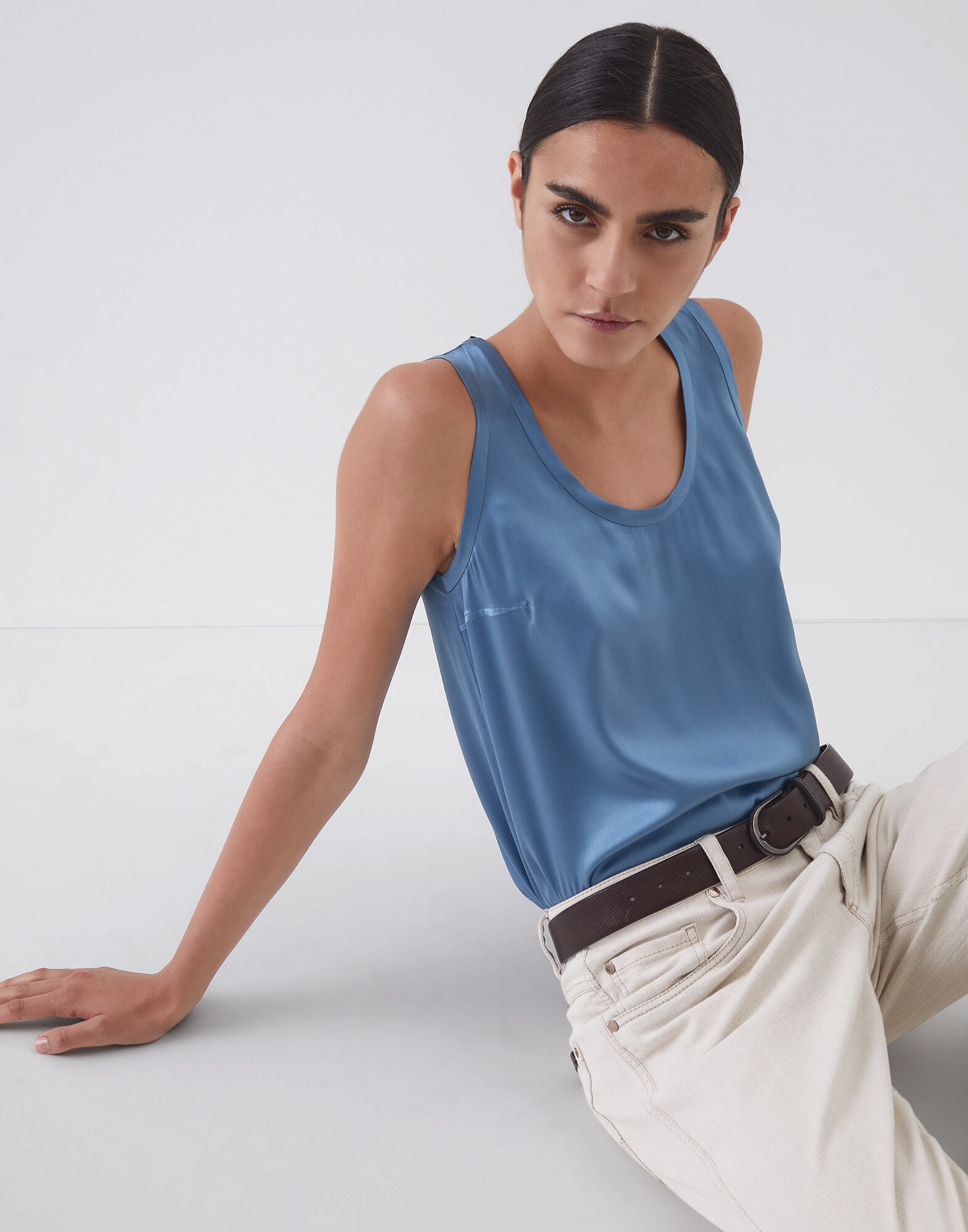 Satin top