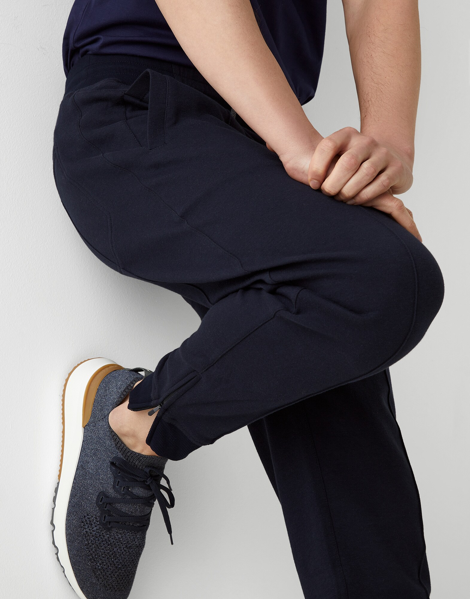 Cotton trousers Blue Man - Brunello Cucinelli