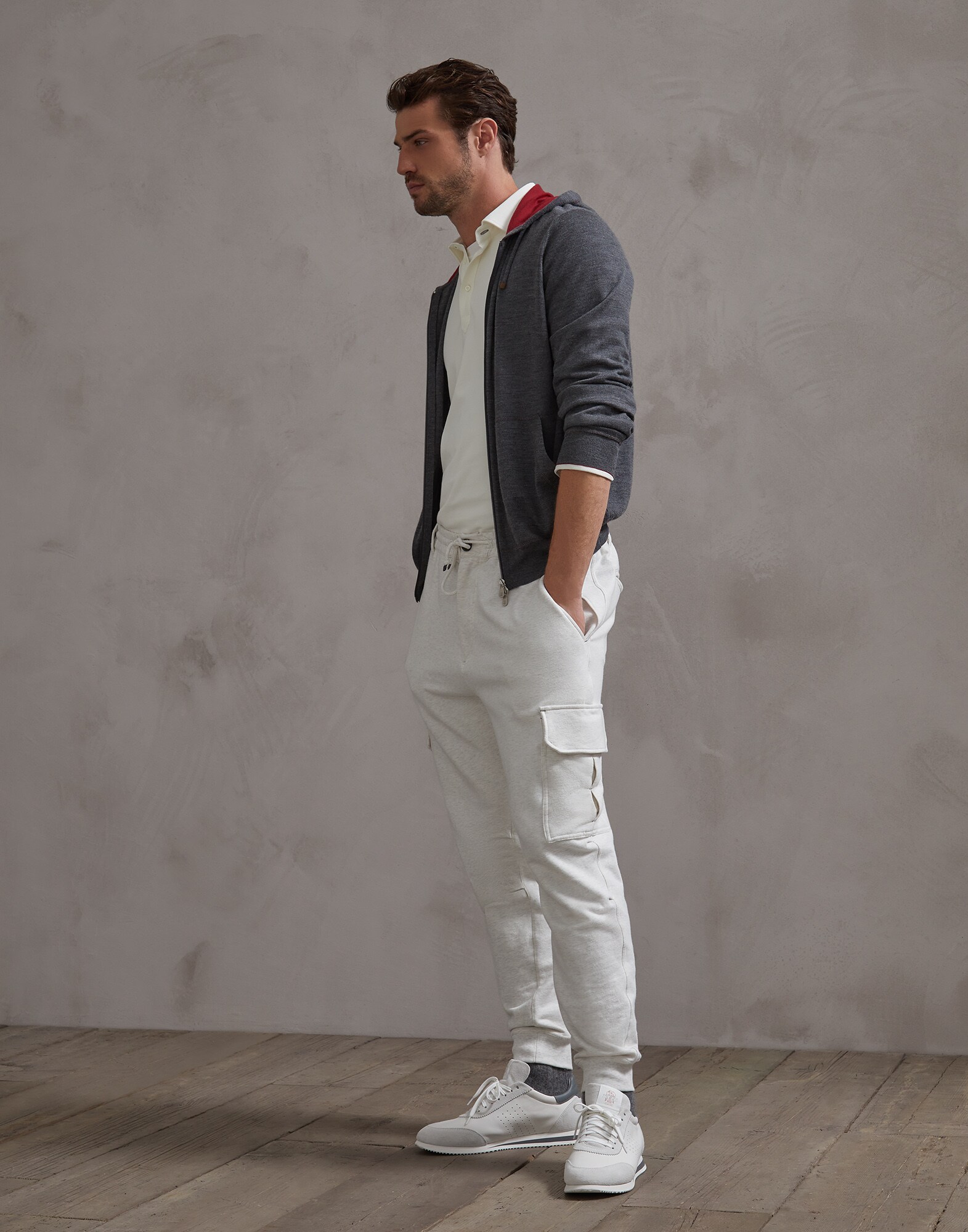 Zip-front Cardigan - Look