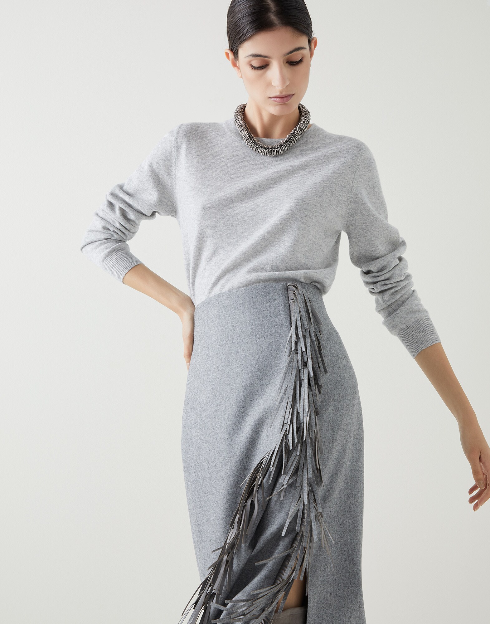 Cashmere sweater Pebble Woman - Brunello Cucinelli