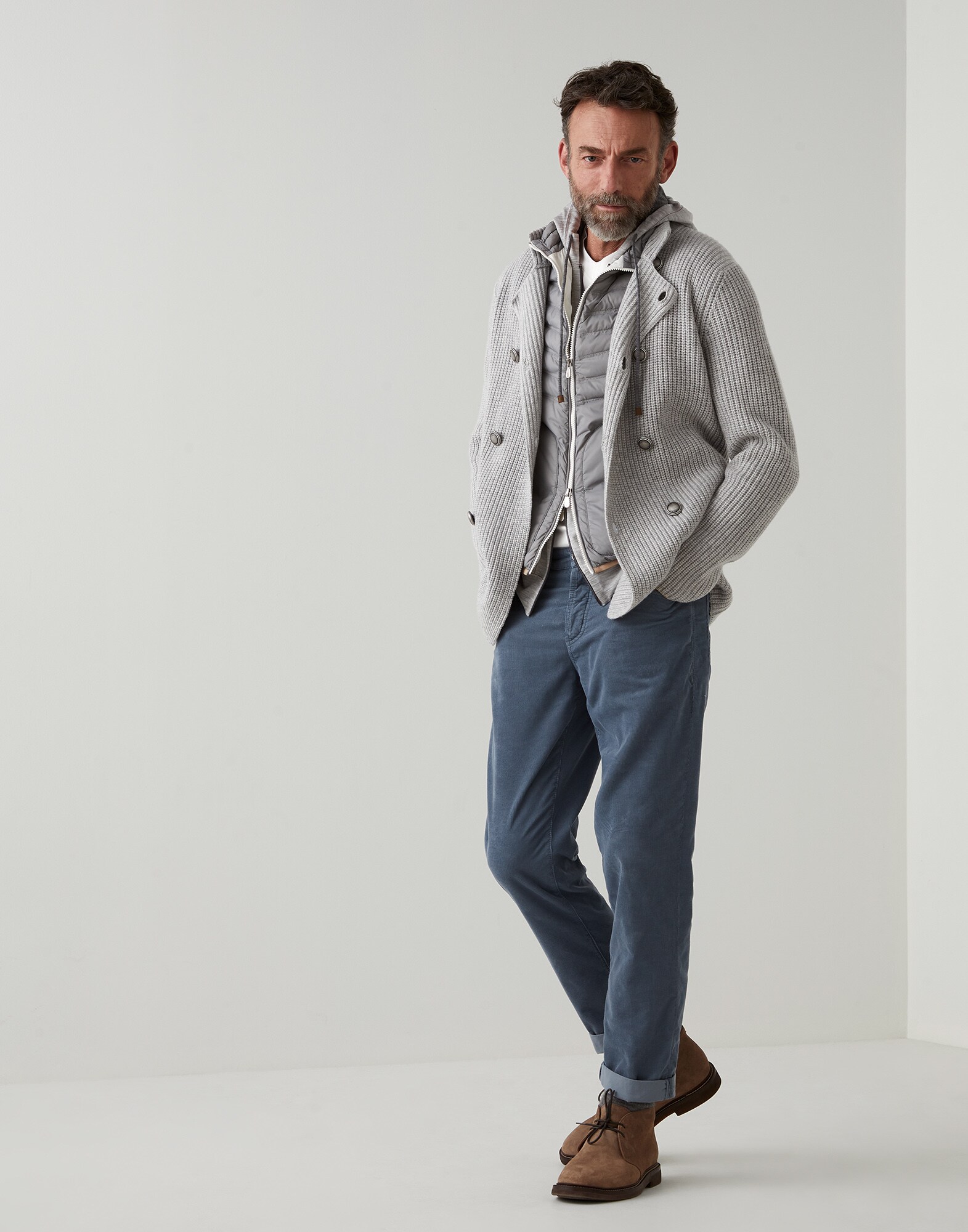 Zip-front Cardigan - Full look
