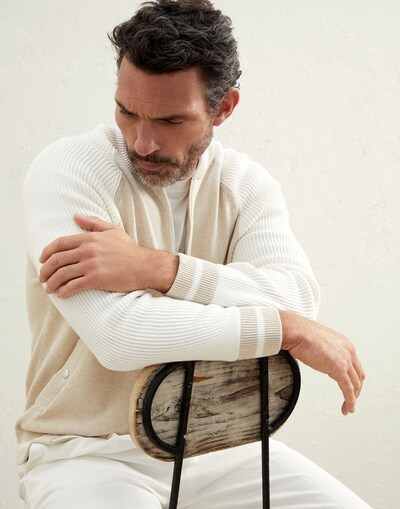 Zip-front Cardigan - Editorial view