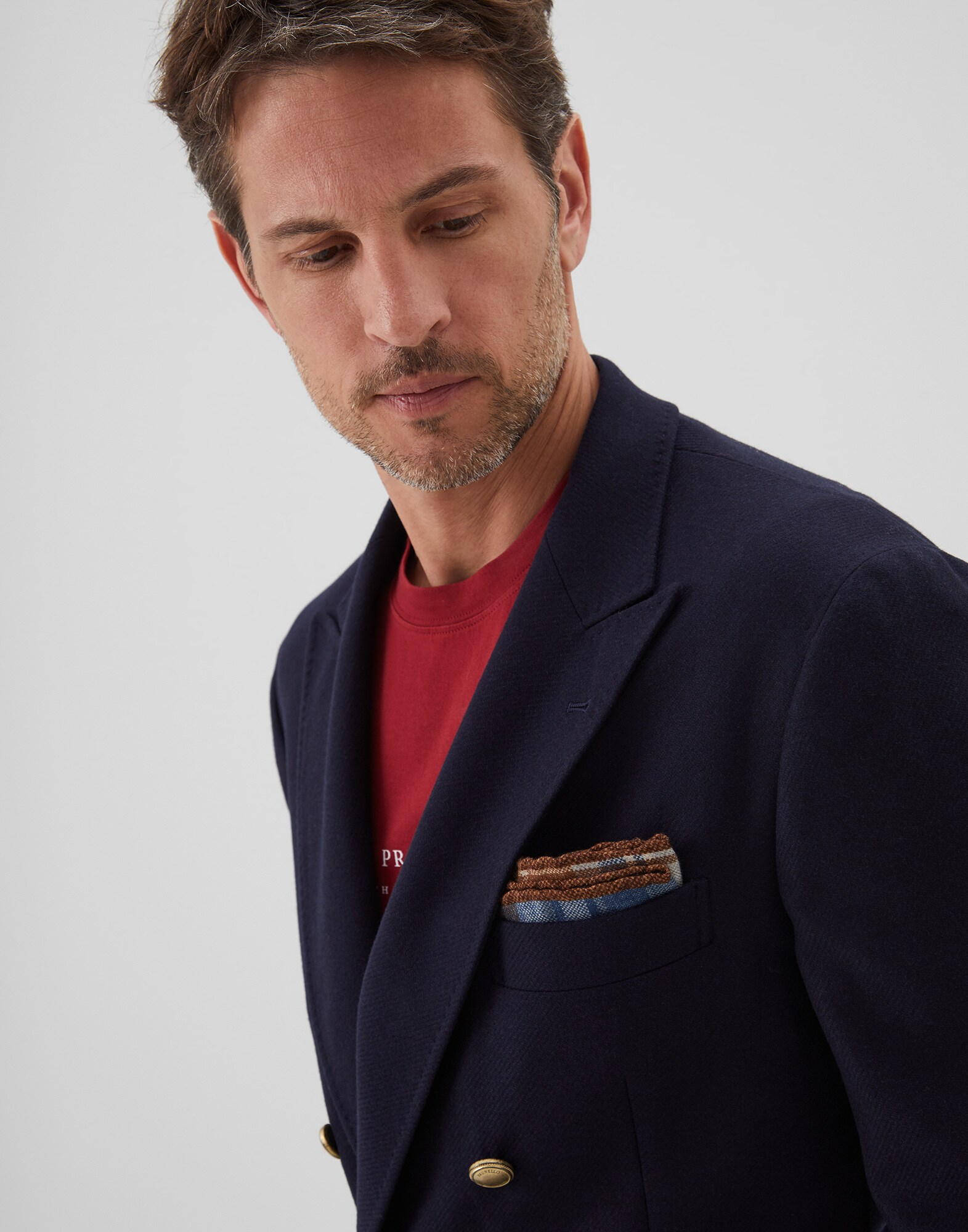 Pochette Marron Homme 2 - Brunello Cucinelli