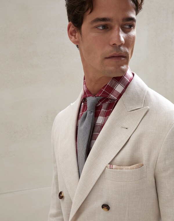 Wool necktie Medium Grey Man - Brunello Cucinelli 