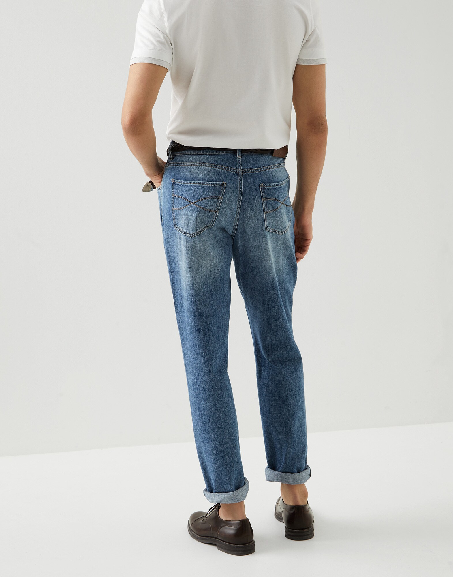Denim Trousers - Back