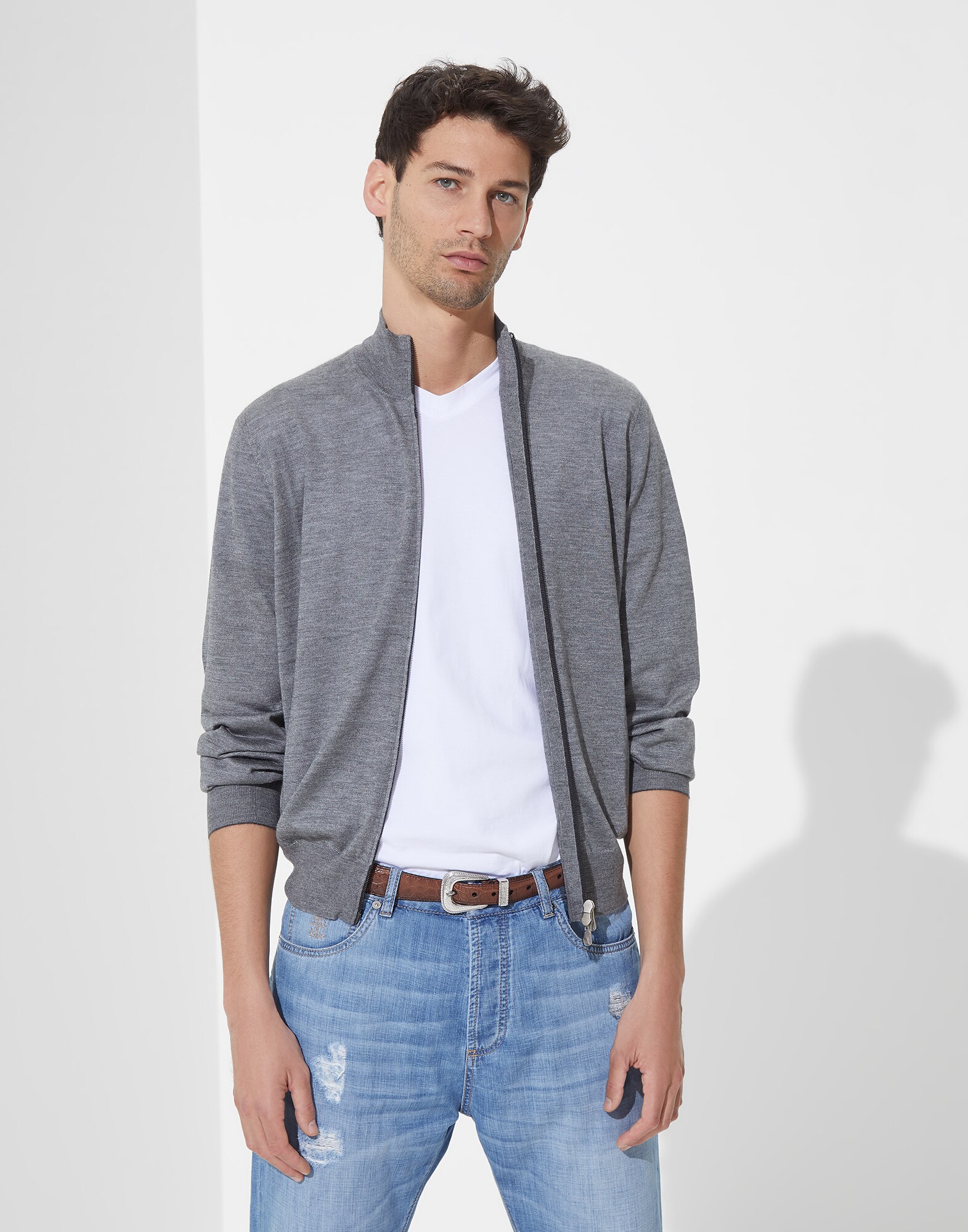 Zip-front Cardigan - Editorial