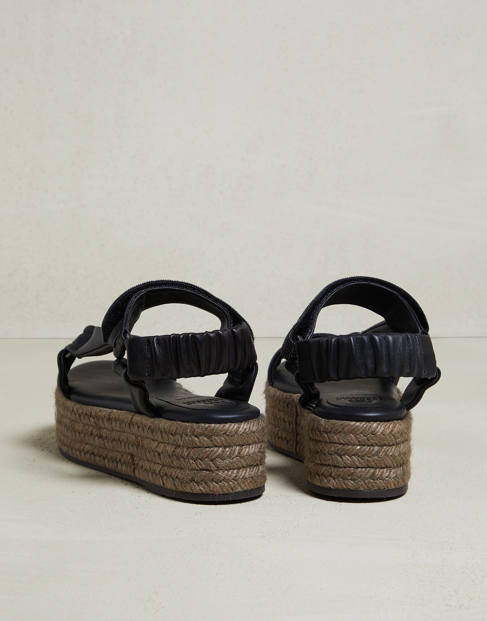 Sandals with Fastening - Back view