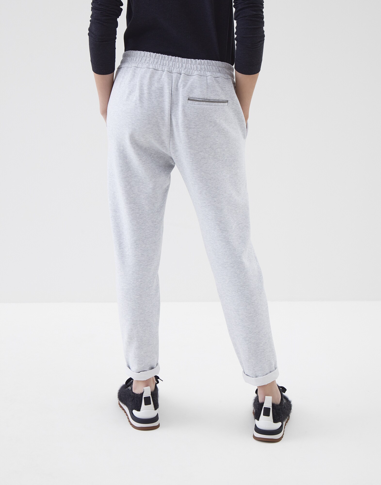 Sweatpants Pebble Woman 1 - Brunello Cucinelli