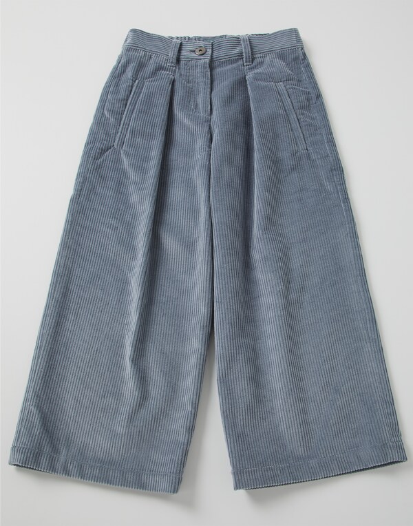 Pantalon A-Line Bleu Ciel Fille - Brunello Cucinelli 