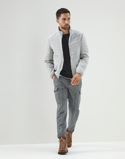 Knit Down Jacket - Full look