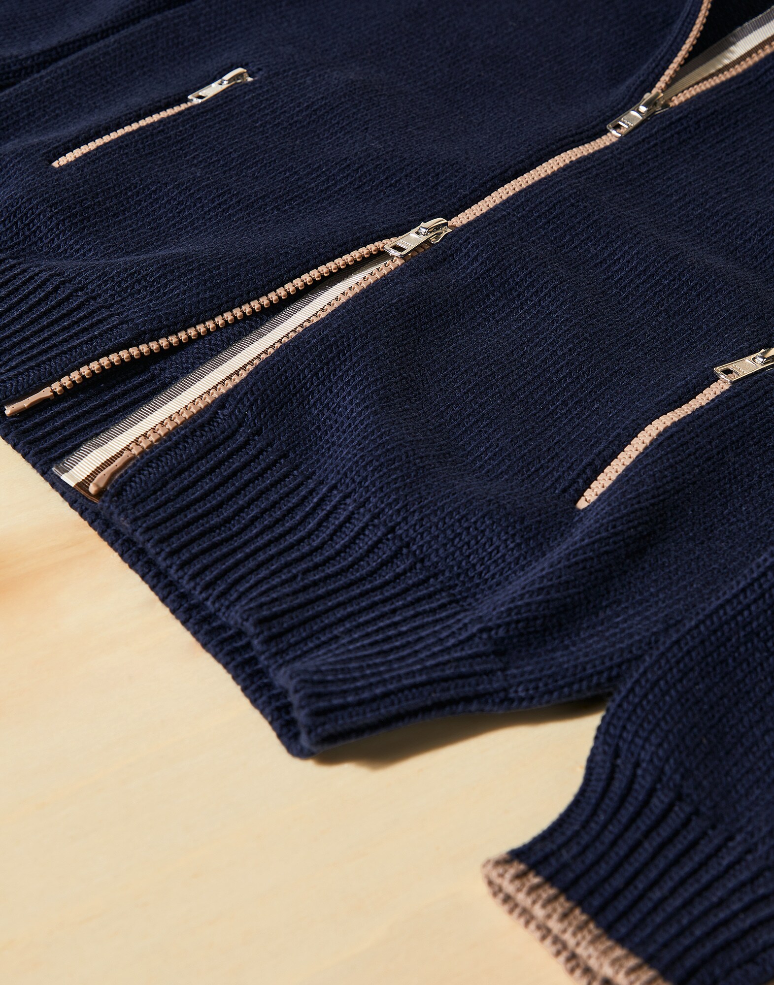 Hooded Cardigan - Detail view