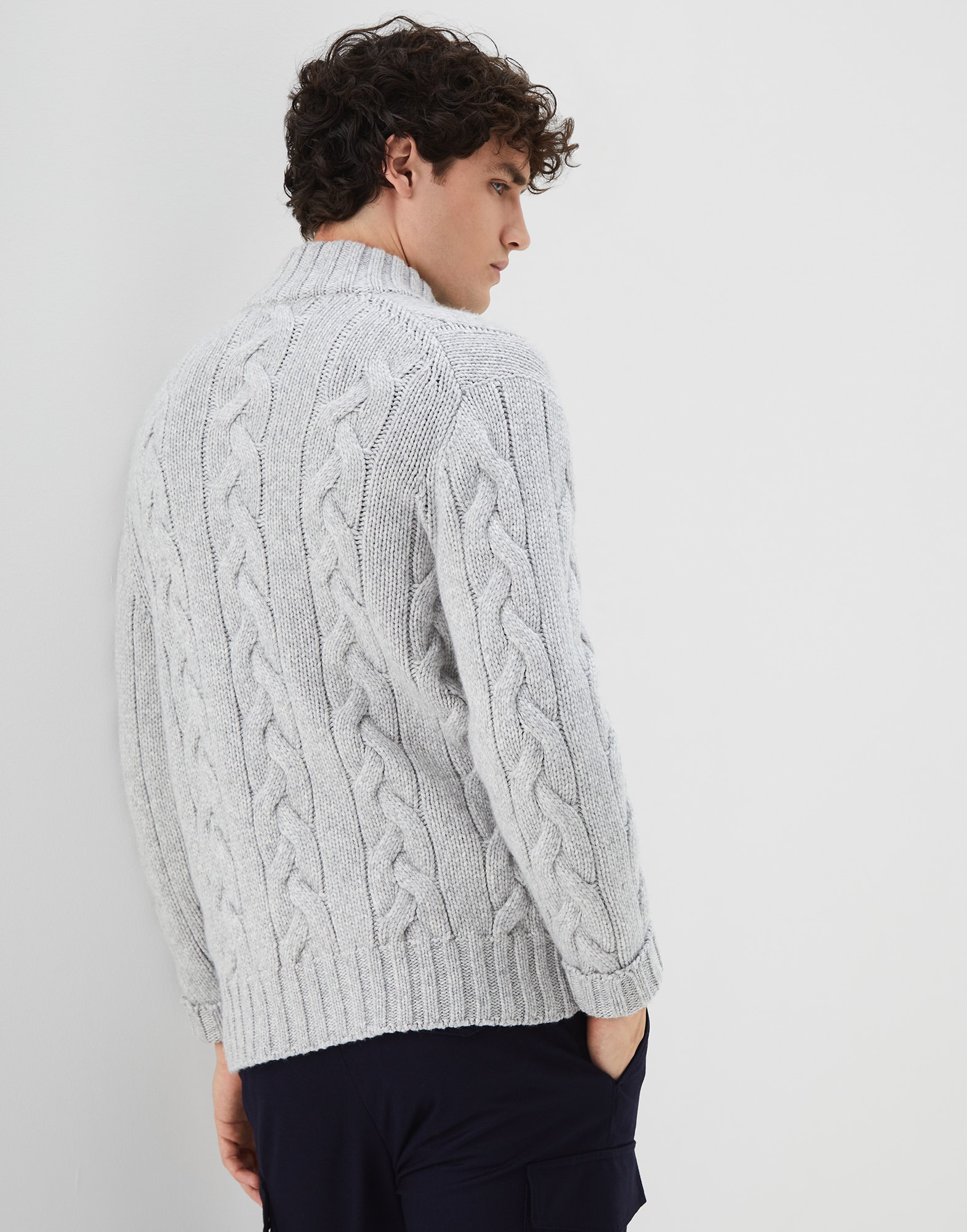 Zip-front Cardigan - Back