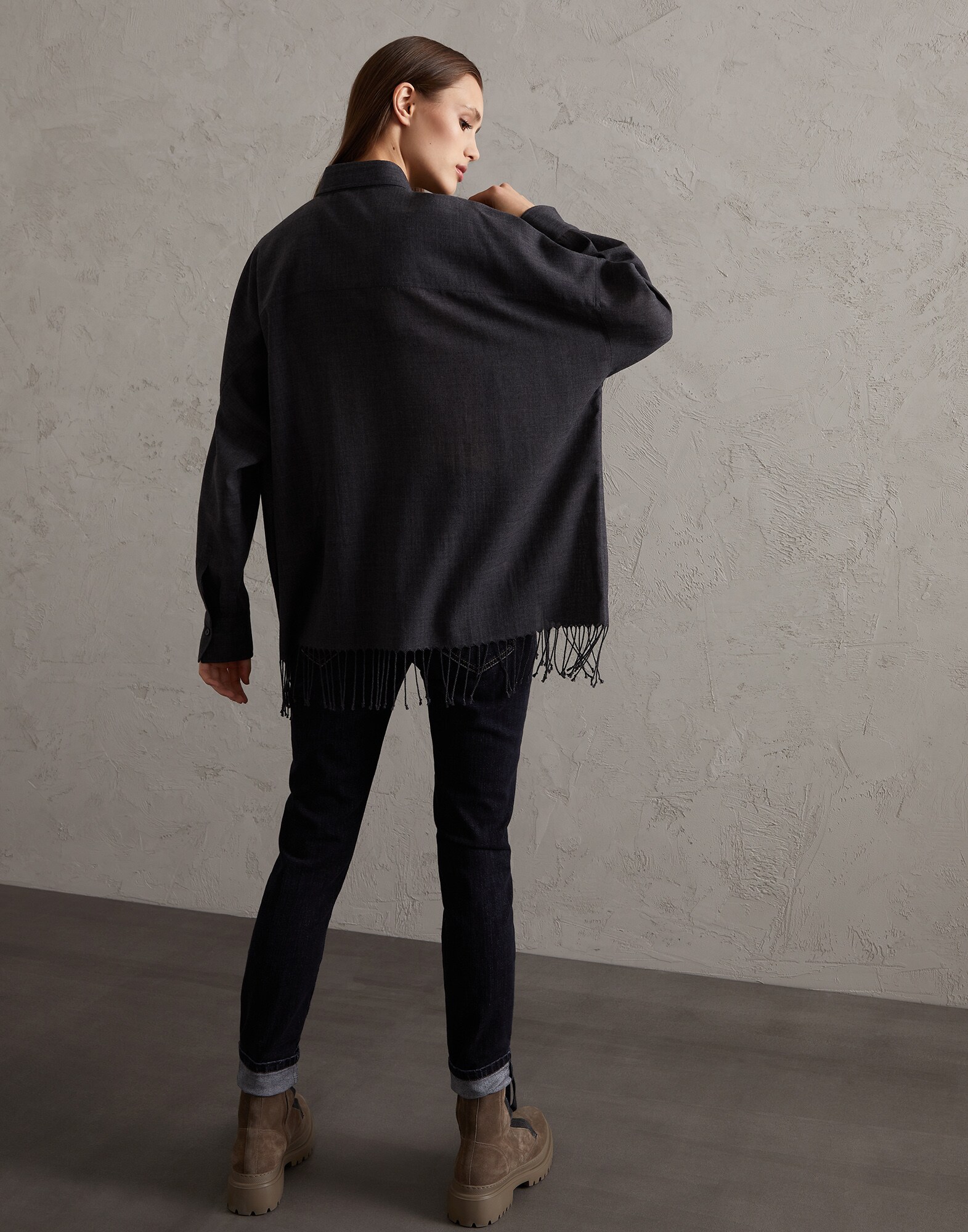 Wool Shirt - Back view