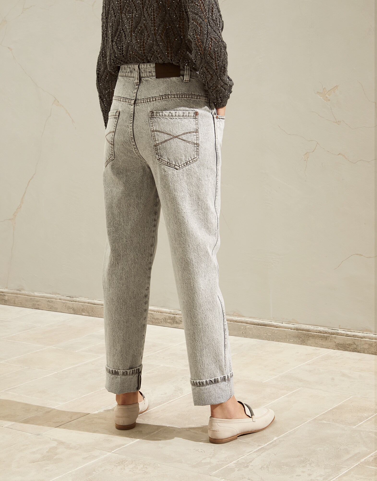 Pantalones Denim - Back