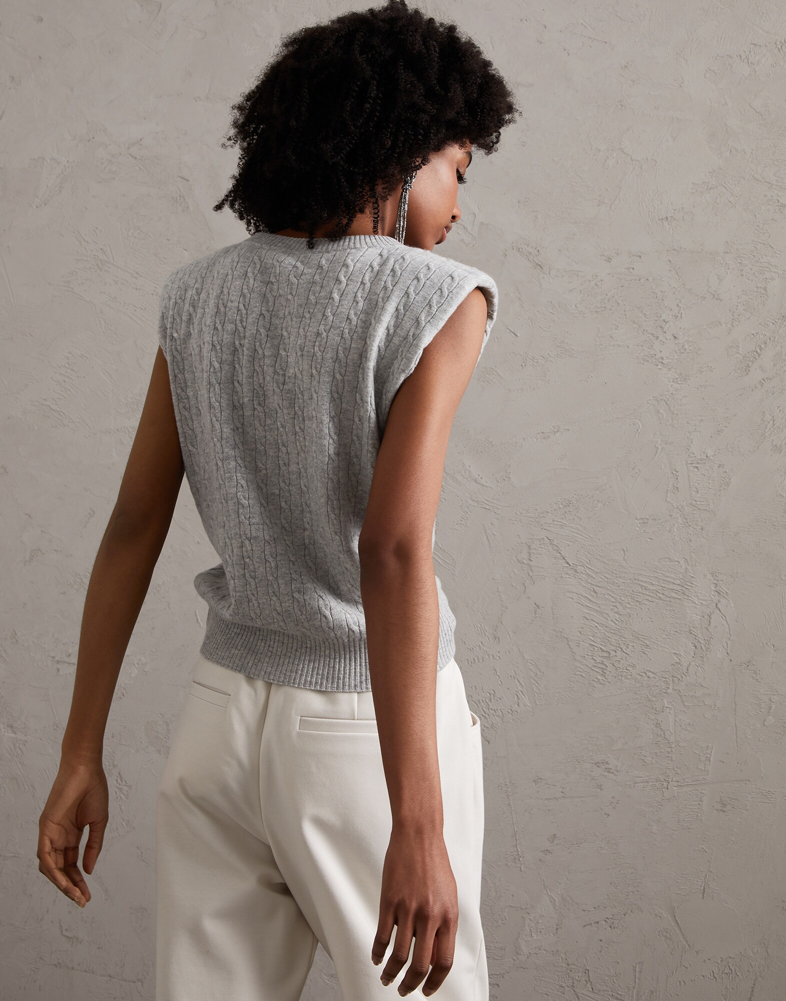 Knitted Top - Back view