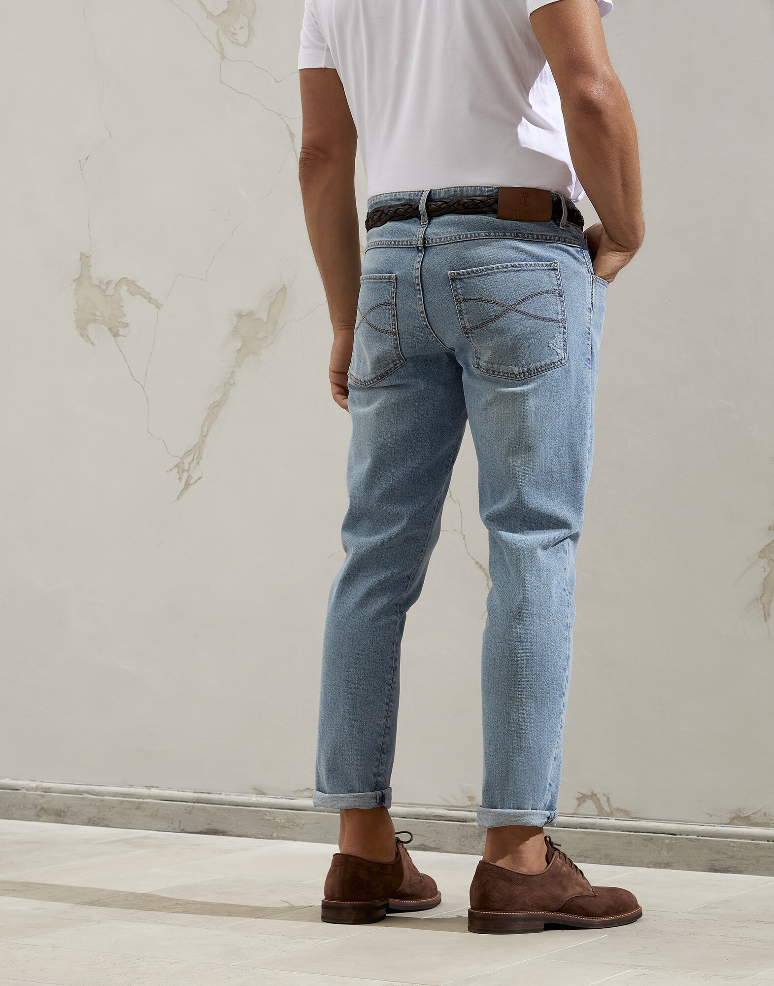 Pantalones Denim - Back