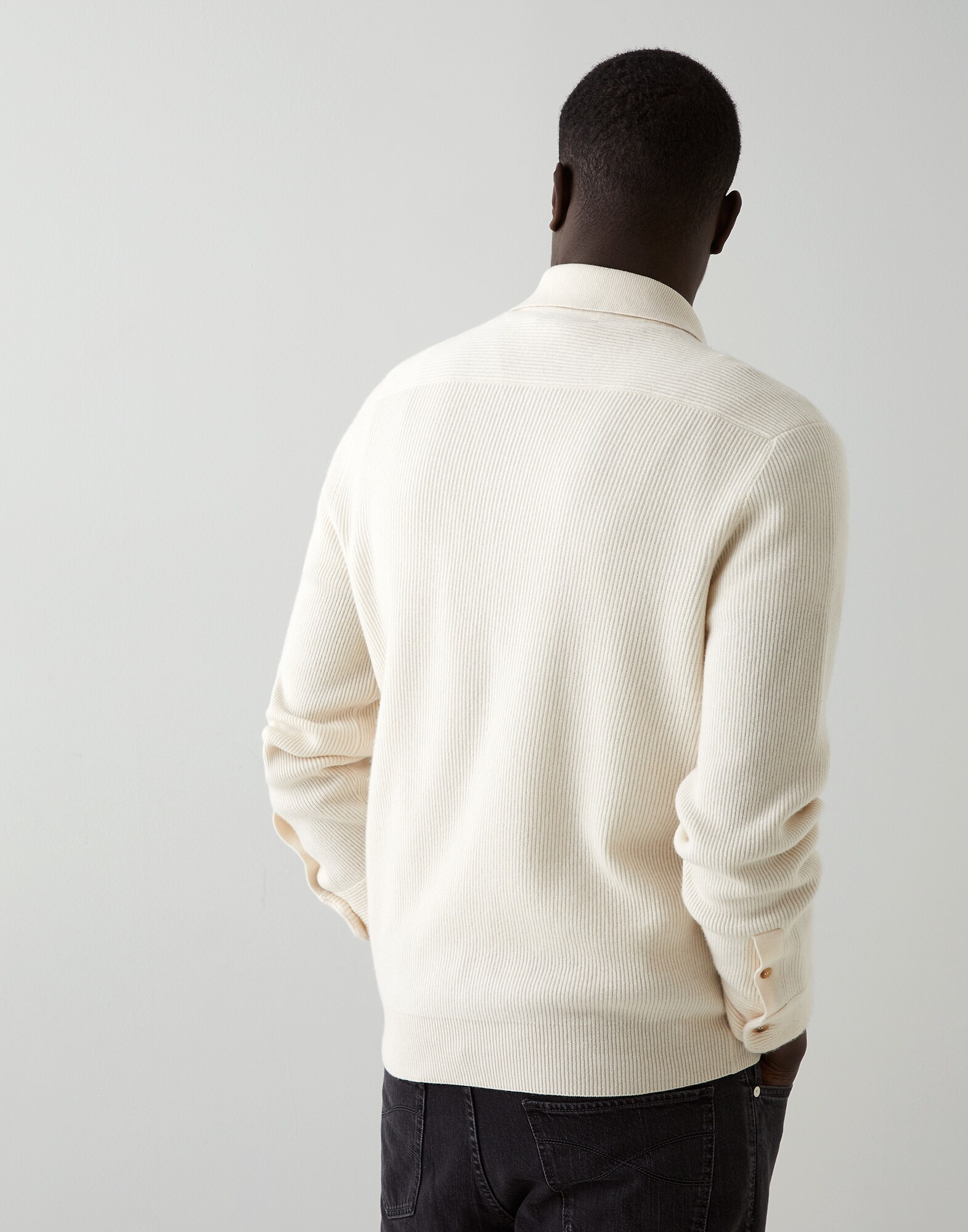 Polo-Style Sweater - Back view