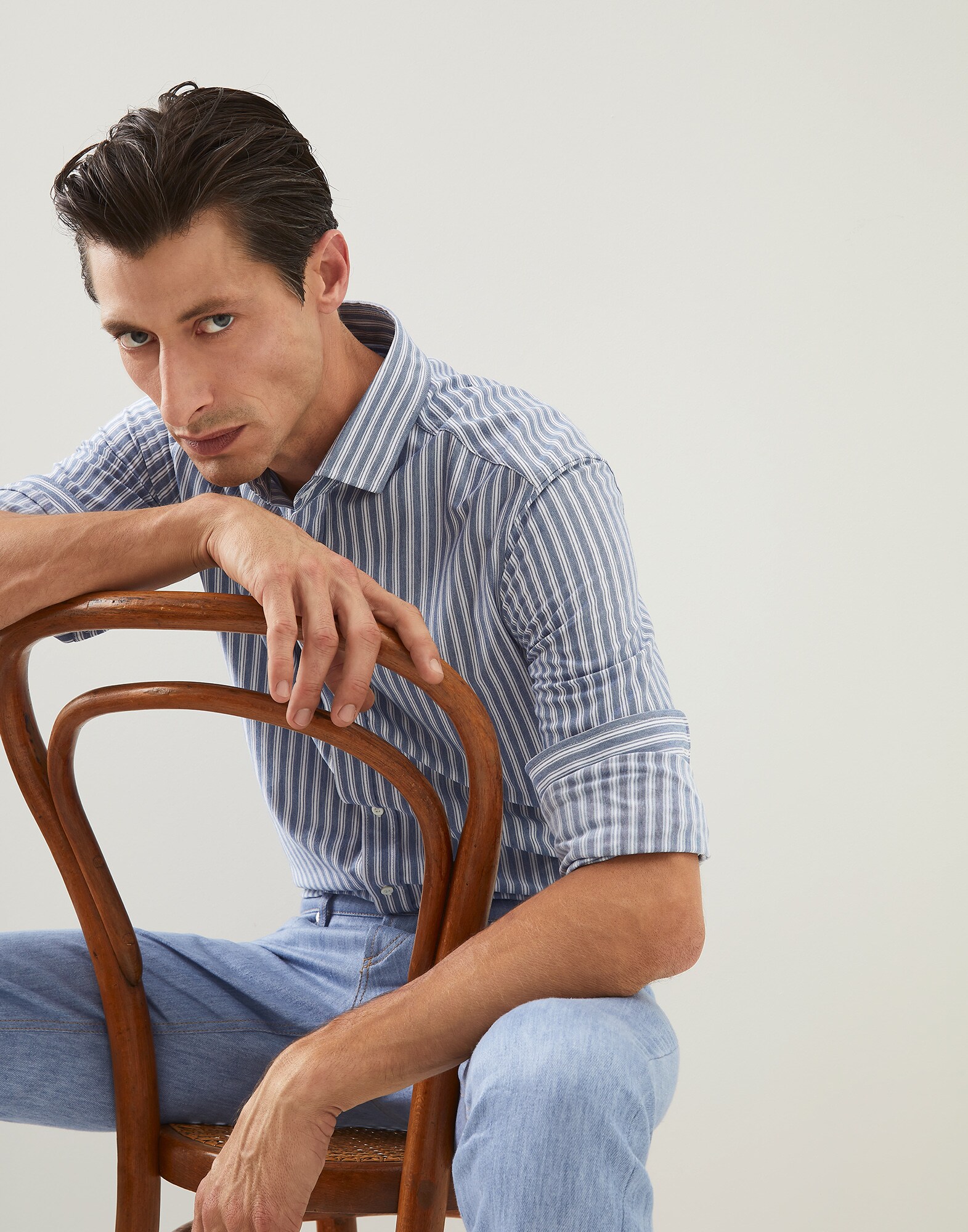 French Collar Shirt - Editorial view