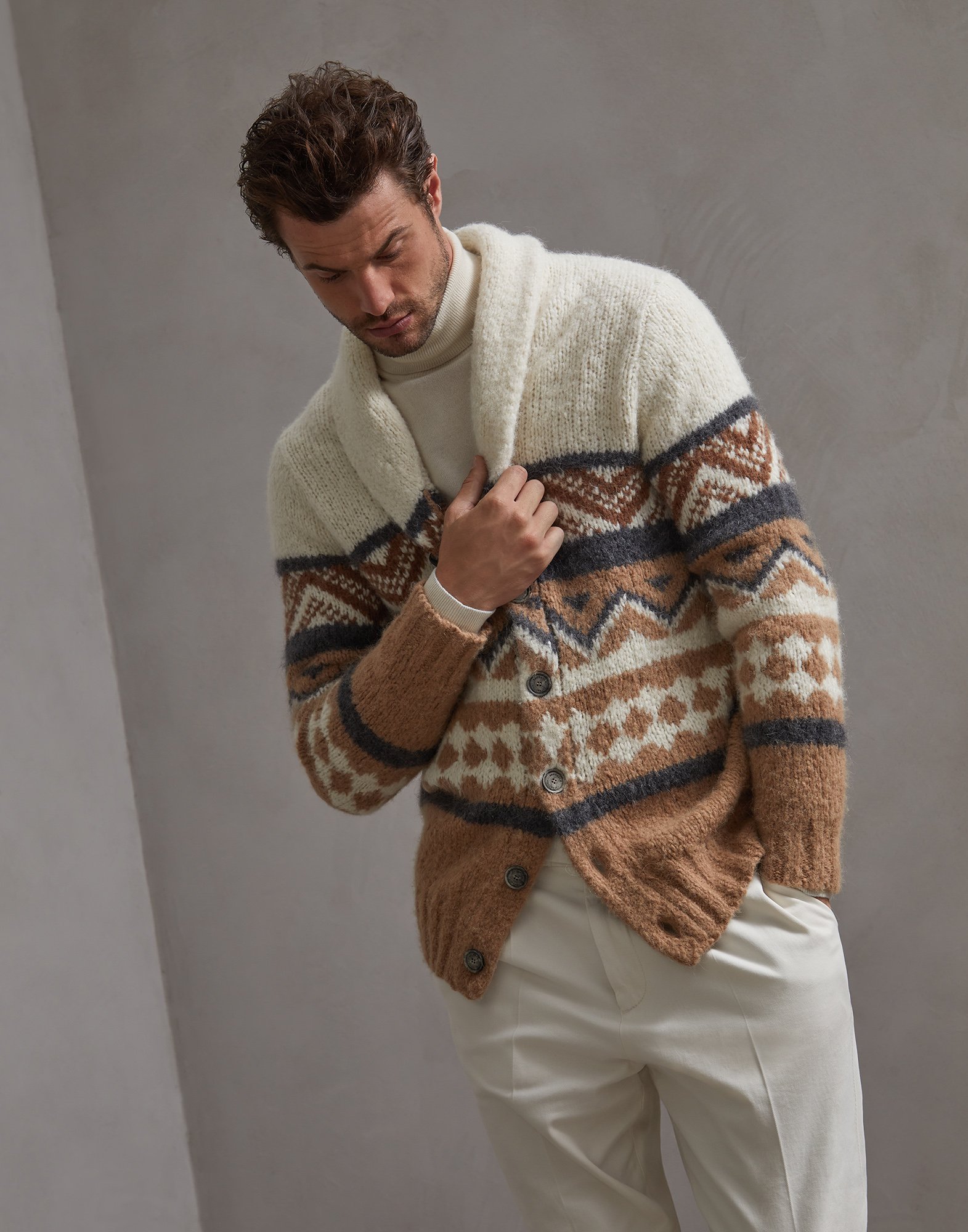 Button-front Cardigan - Front