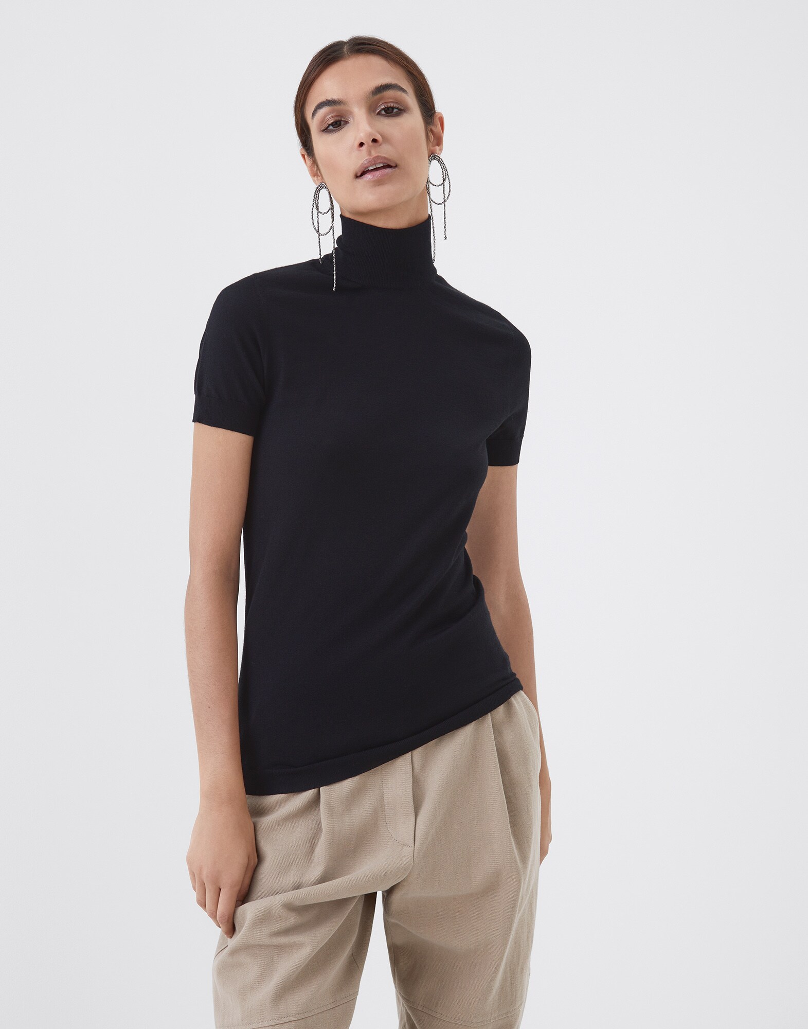 High Neck Sweater - Front