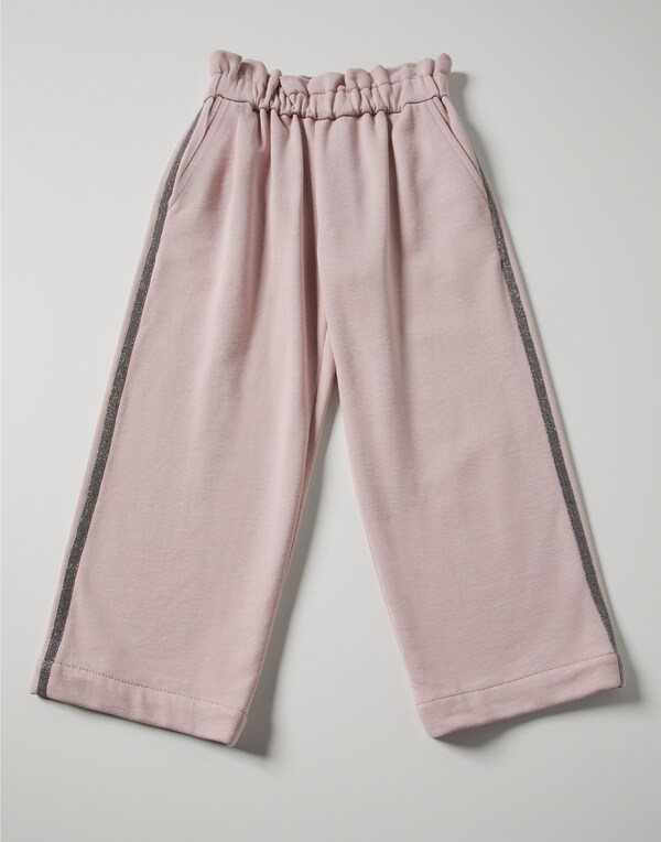 French terry trousers Light Pink Girl - Brunello Cucinelli 