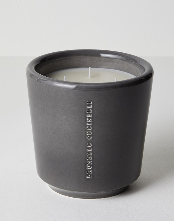 Ароматизированная макси-свеча Тёмно-Серый Стиль жизни - Brunello Cucinelli