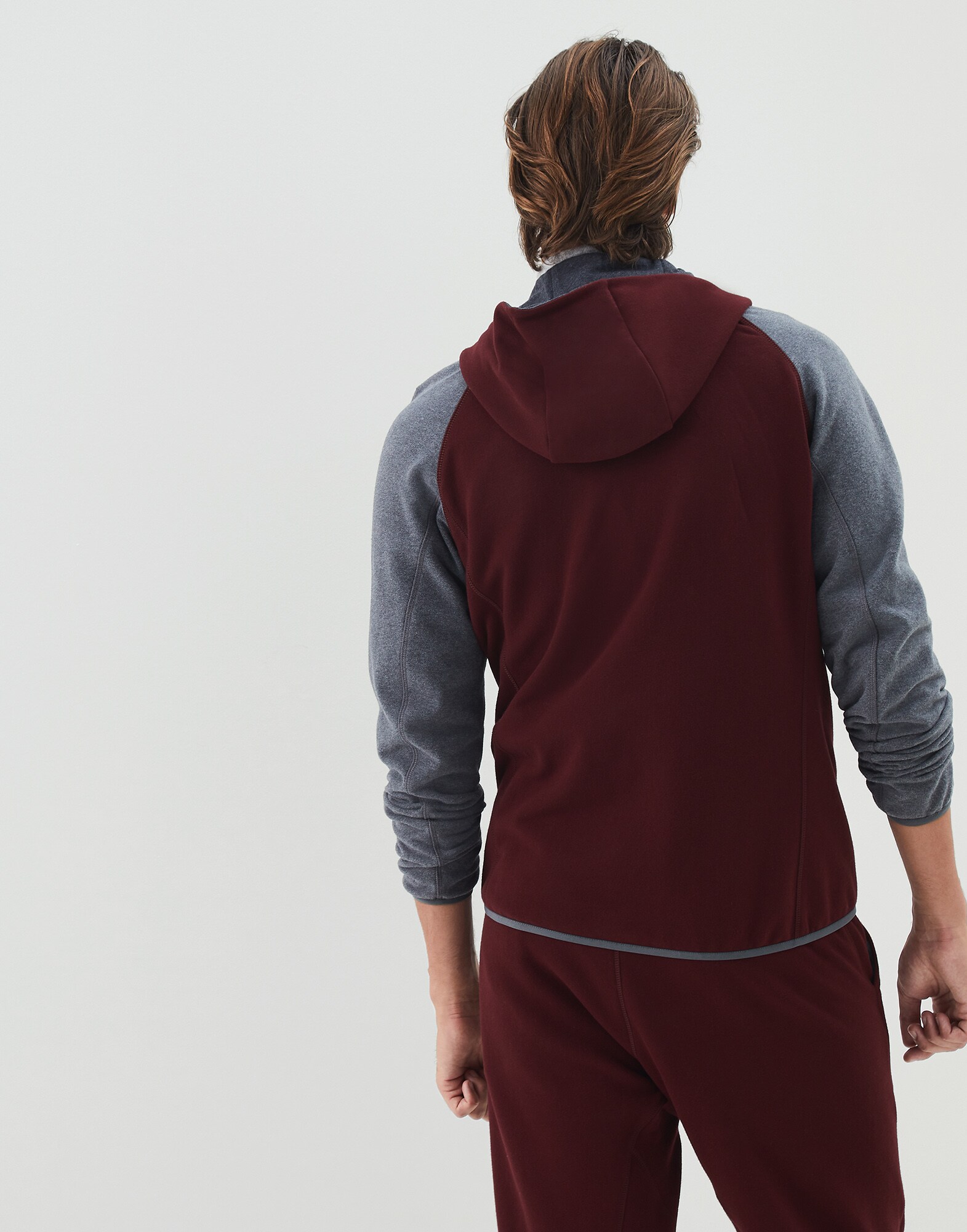 Sweatshirt Amaranth Red Man 1 - Brunello Cucinelli