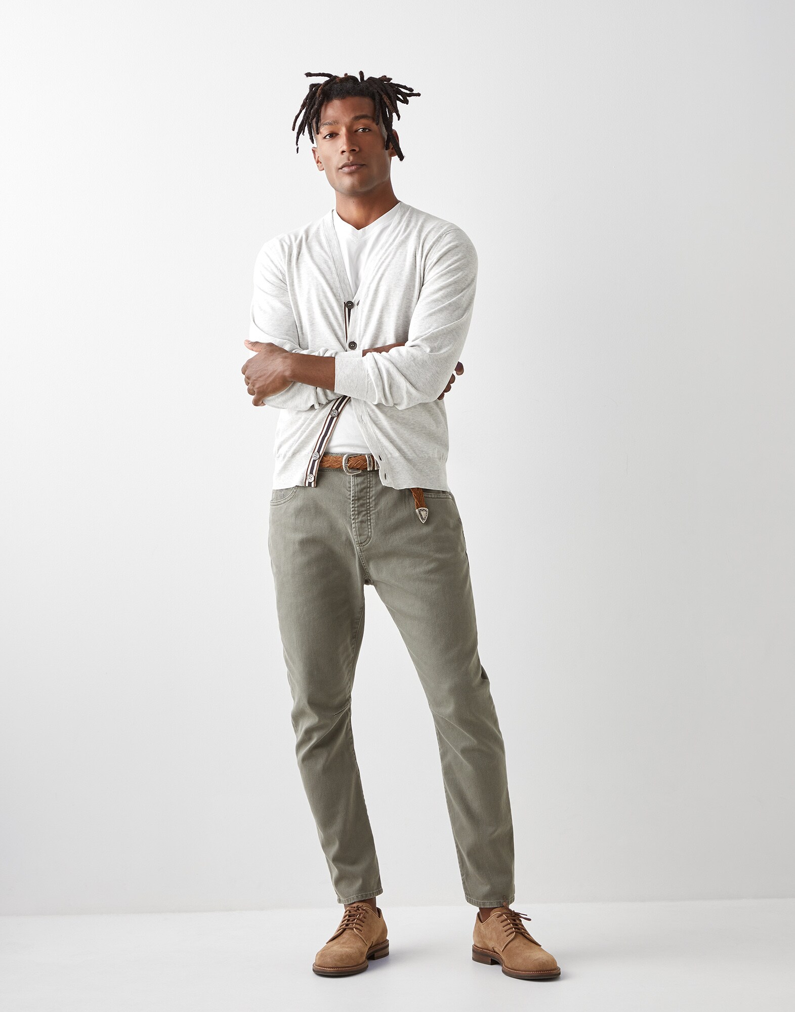 Cárdigan con Botones - Vista look completo