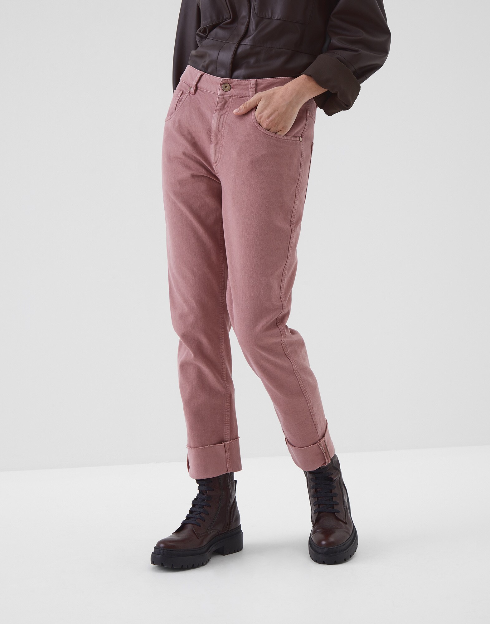 Denim trousers Pink Woman - Brunello Cucinelli