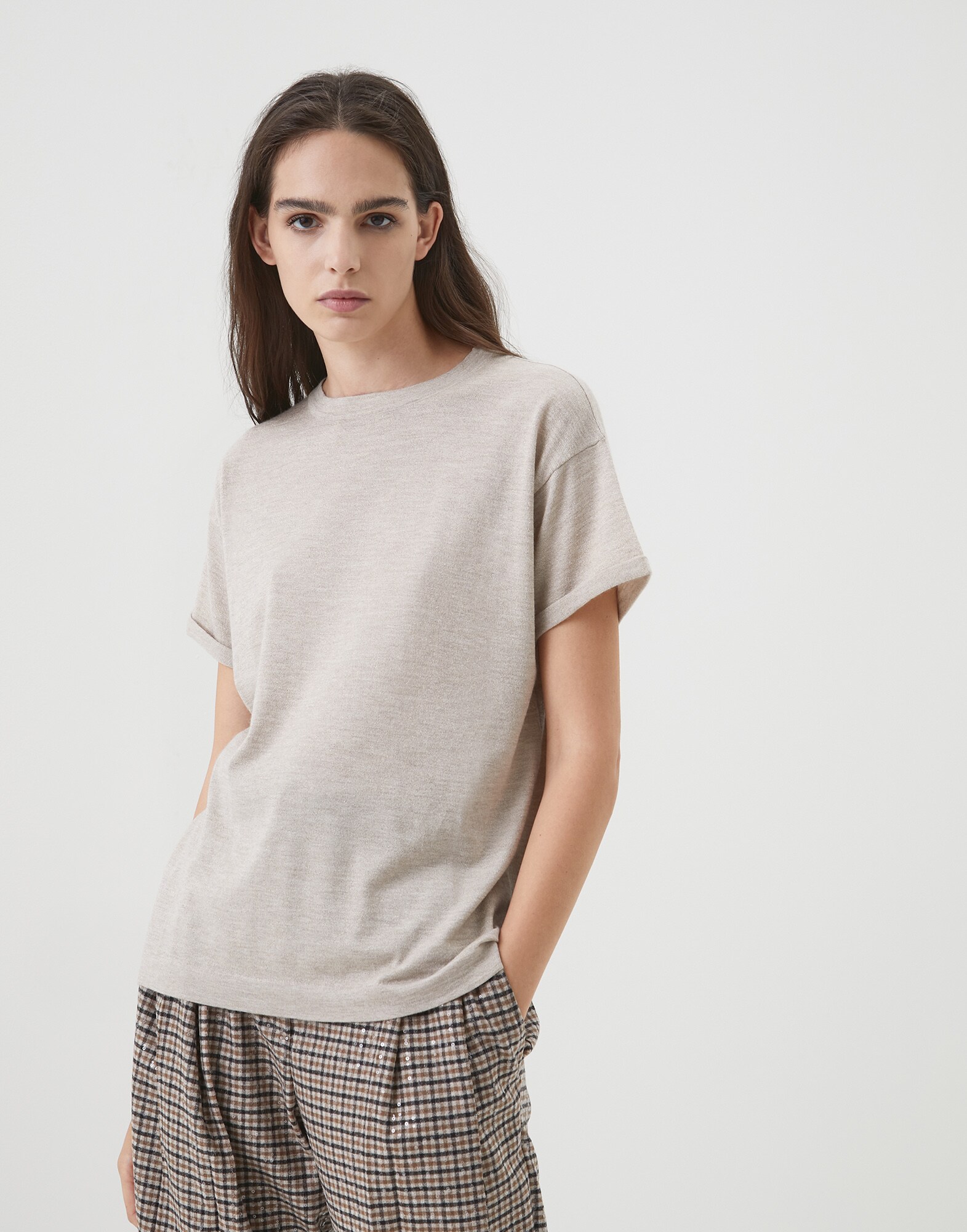 Pullover mit Rundhalsausschnitt - Vorderansicht