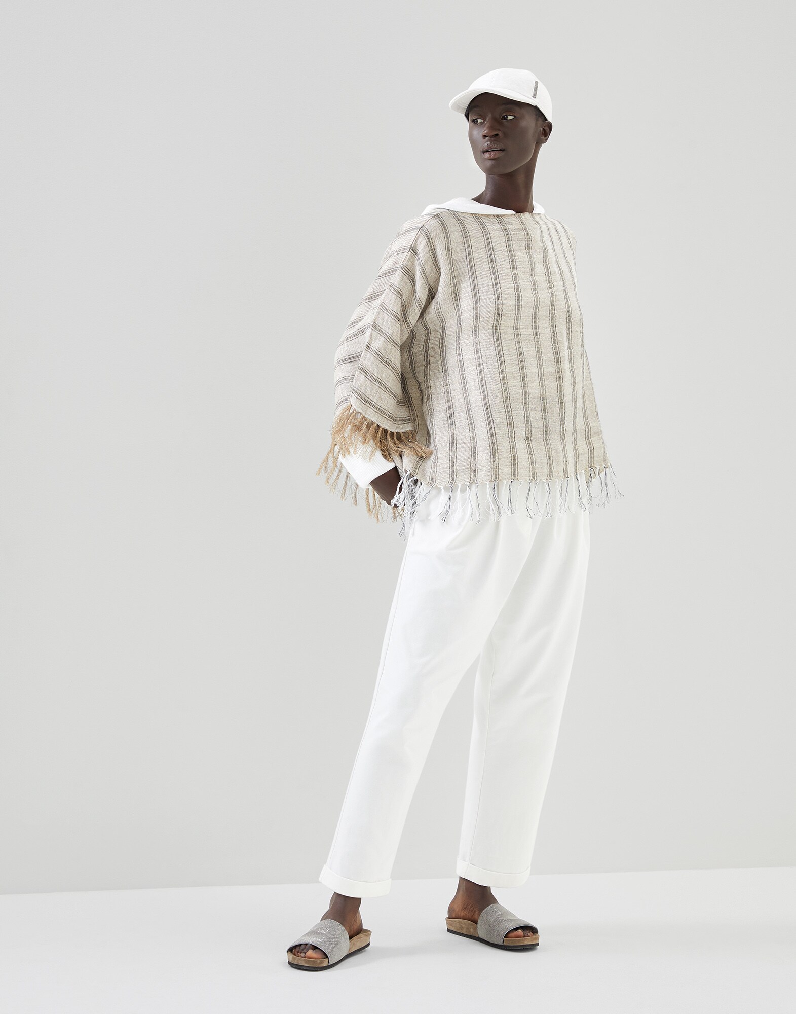 Poncho - Vista look completo