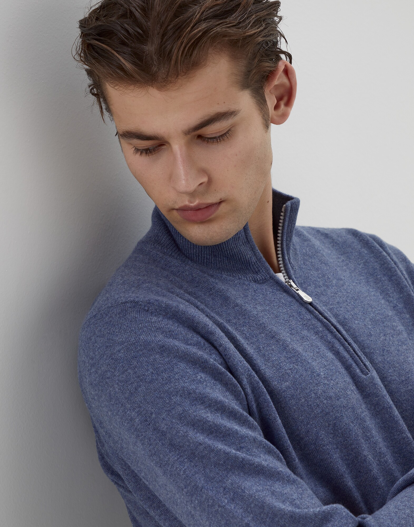 Zip Neck Sweater - Detail view