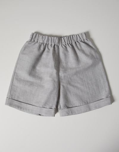 Пижамные шорты Светло-Серый Детская капсула - Brunello Cucinelli 